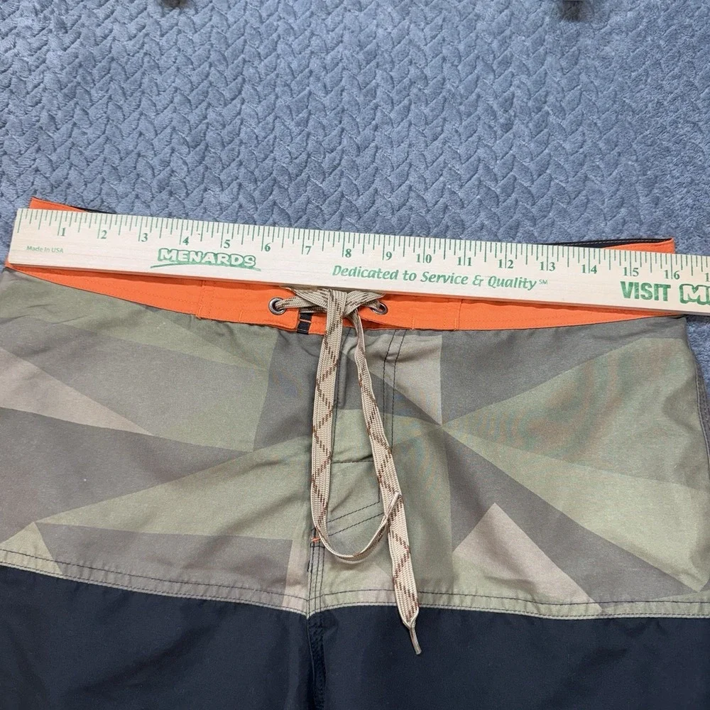 Howler Brothers x Chaco Board Shorts Size 32 Geometric Camo Trunks Surf‎ Swim